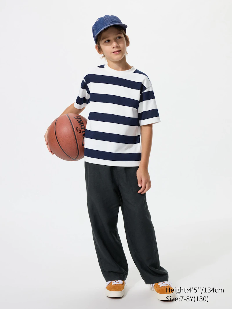 Широкие льняные брюки