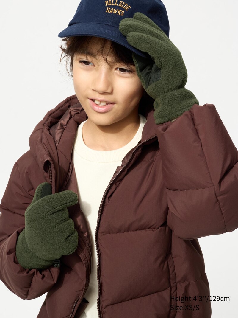 Теплые перчатки с подкладкой heattech