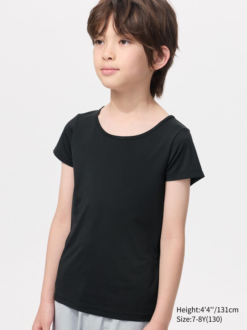 Футболка airism mesh scoop neck