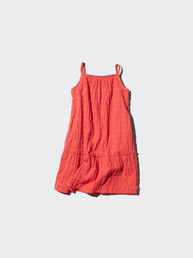 Платье-камисоль красное