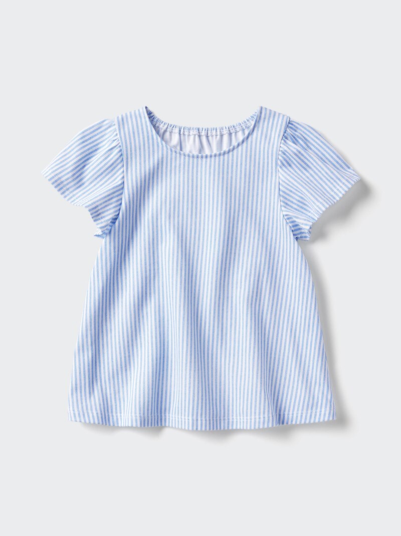 Футболка с круглым вырезом airism cotton (flare)