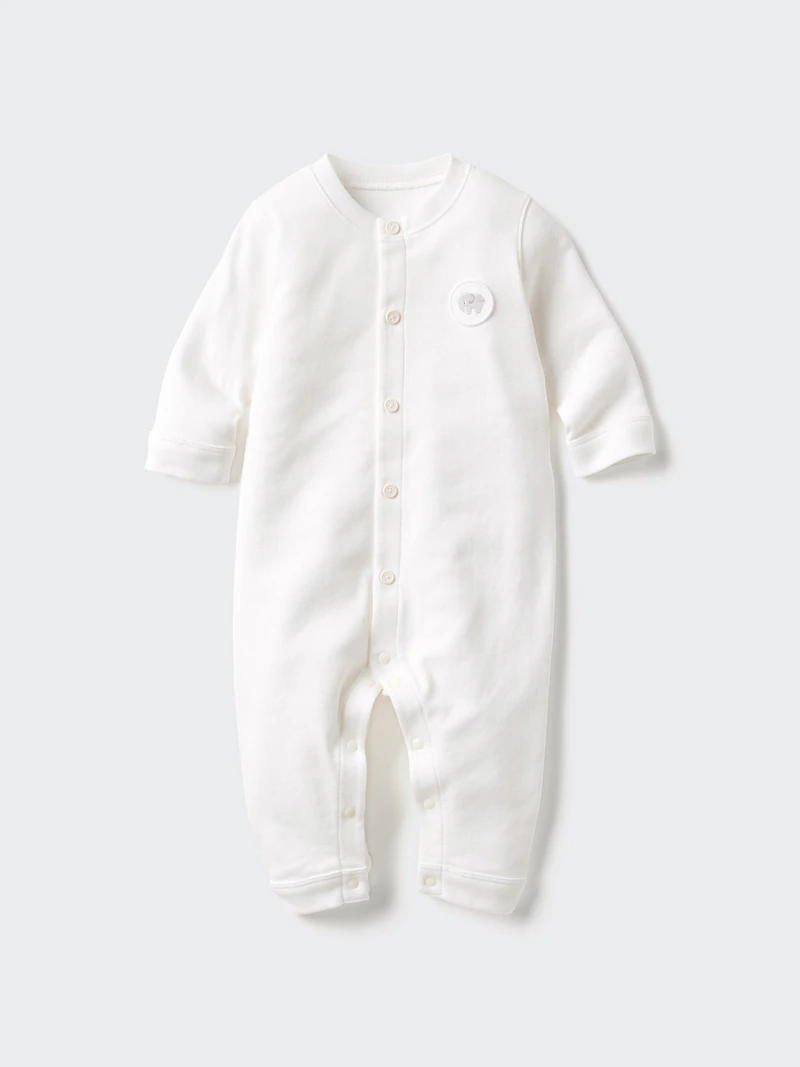 Детский комбинезон с длинным рукавом из ребристого трикотажа для младенцев