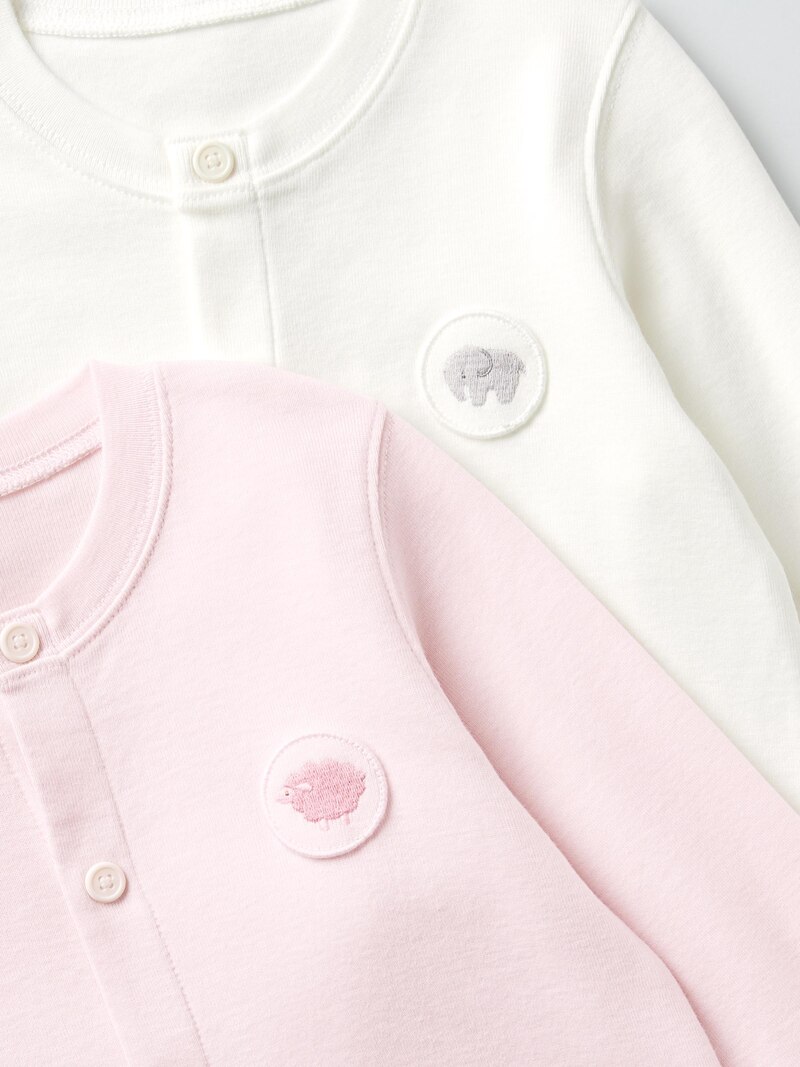 Детский комбинезон с длинным рукавом из ребристого трикотажа для младенцев