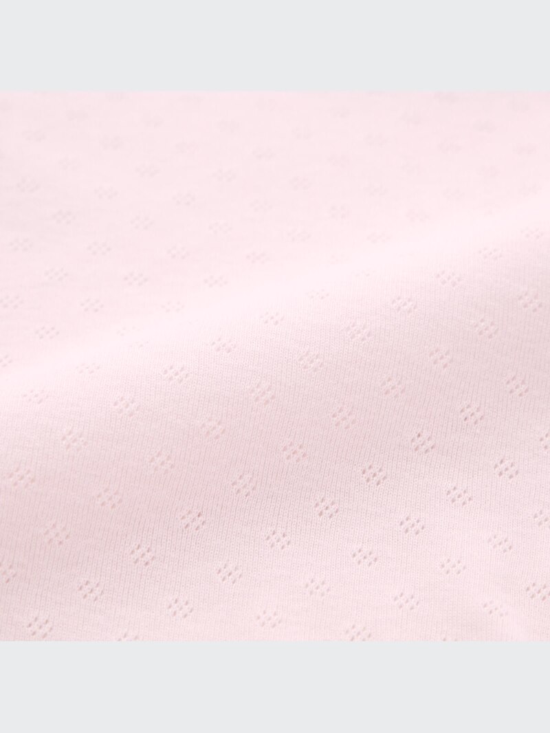 Детский комбинезон с короткими рукавами и открытием спереди pointelle для младенцев