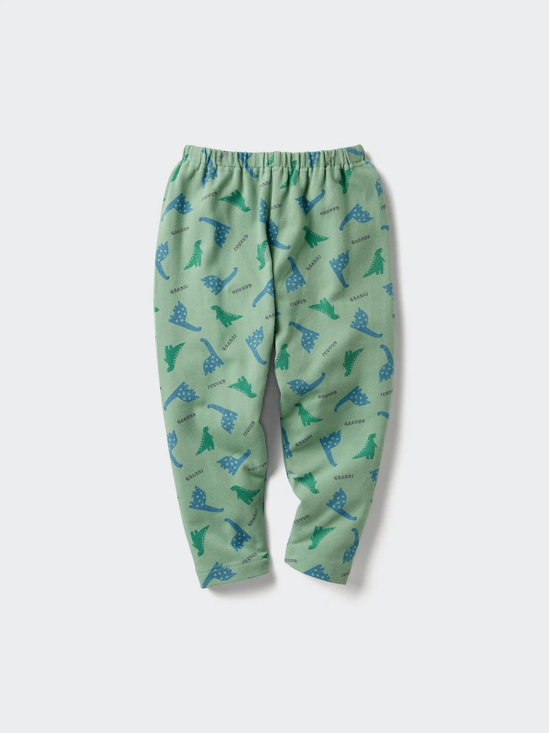 Детские леггинсы с принтом и свободным кроем