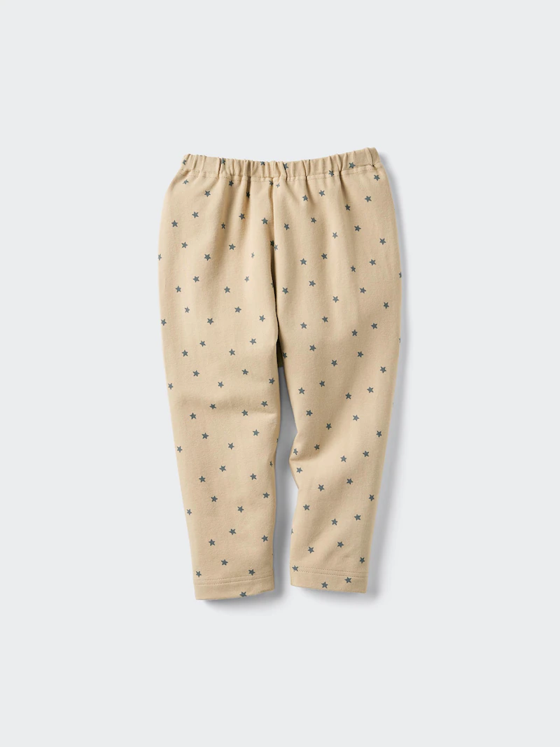 Детские леггинсы с принтом и свободным кроем