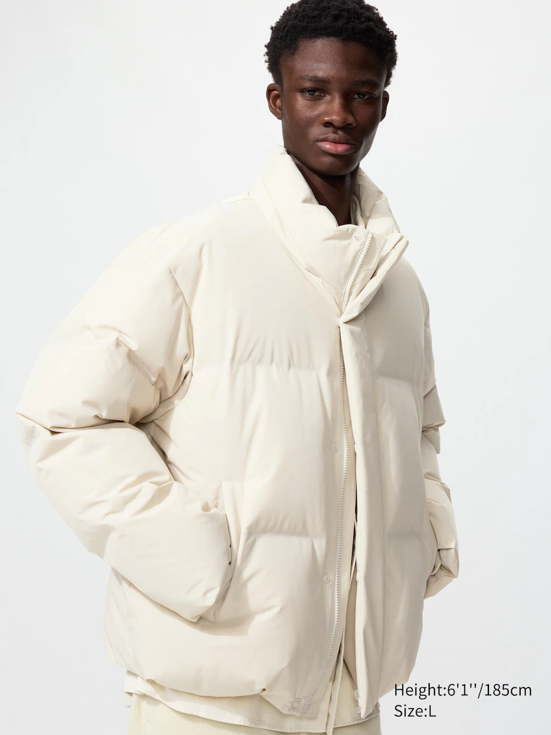 Бесшовный пуховик