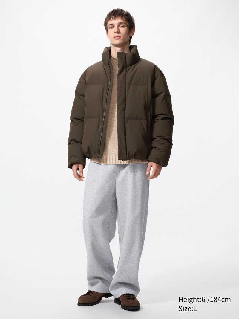 Бесшовный пуховик