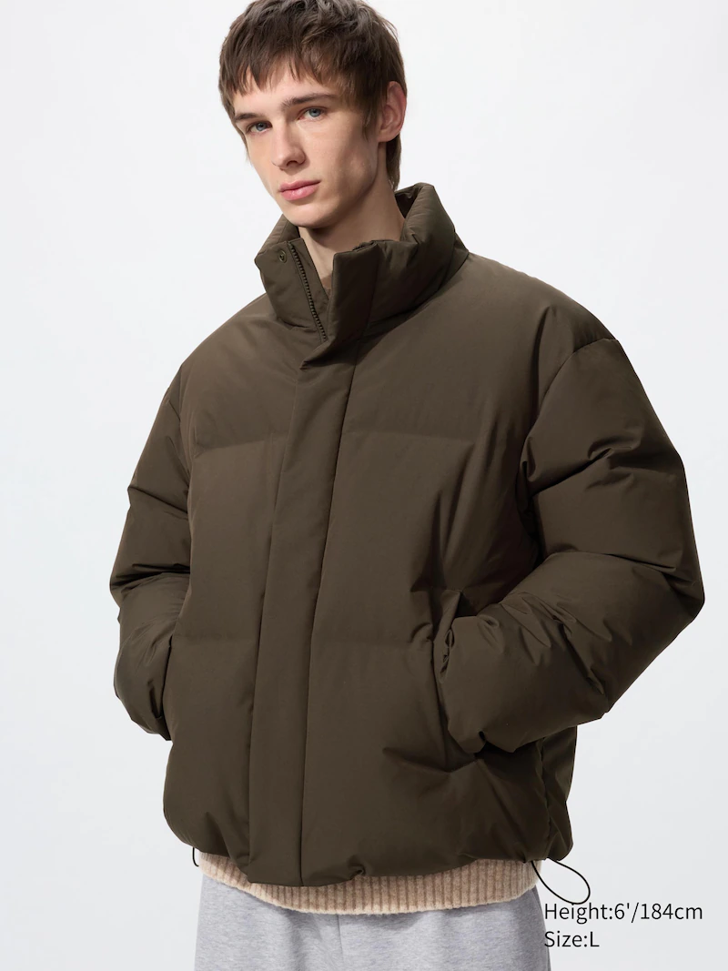 Бесшовный пуховик