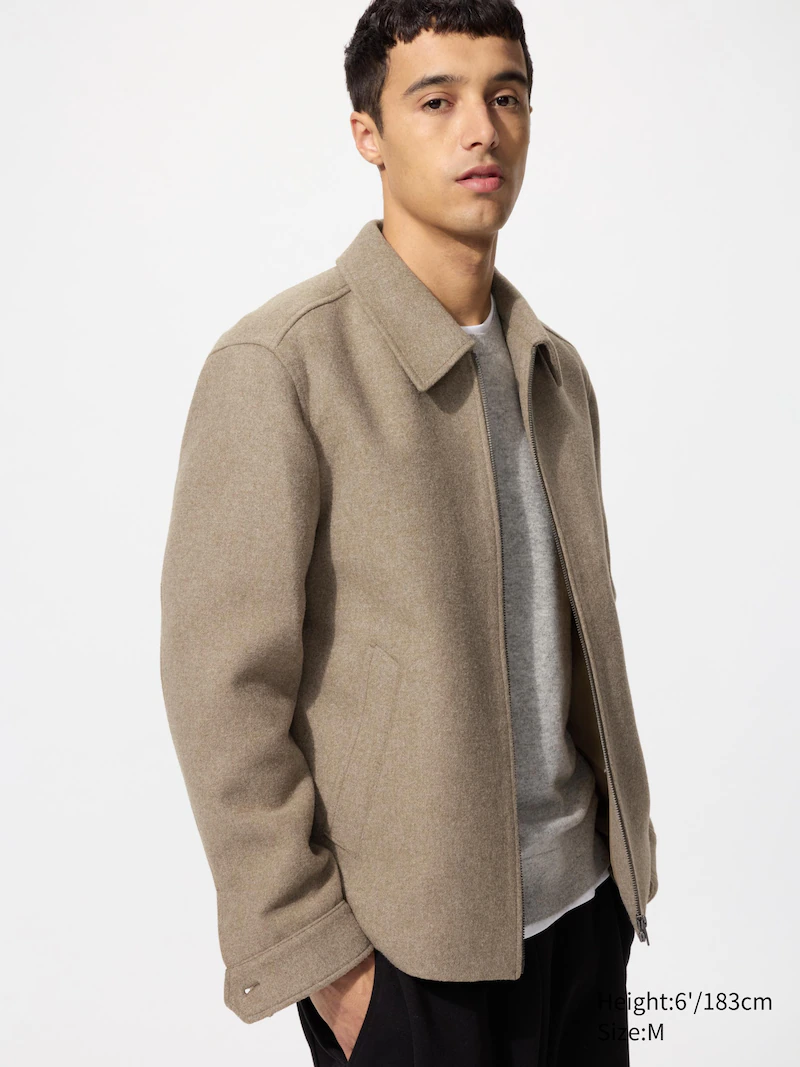 Куртка с коротким воротником