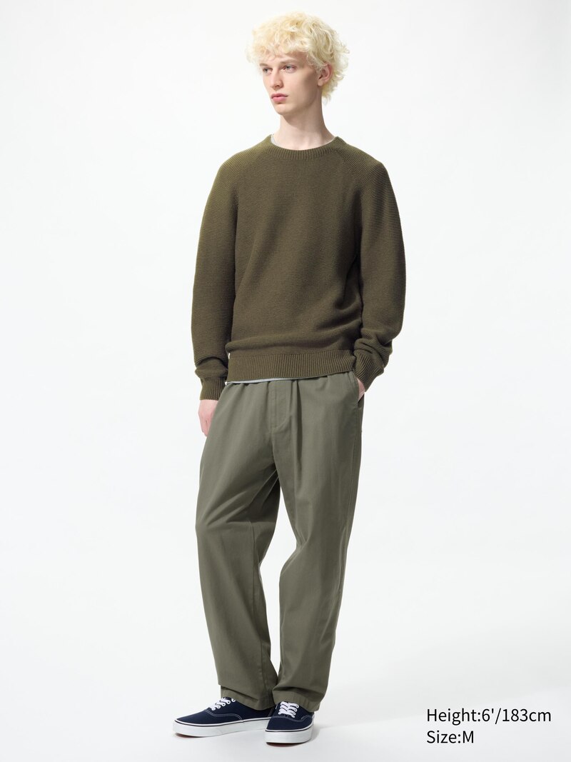 Свитер с круглым вырезом из моющегося 3d-вязаного шва