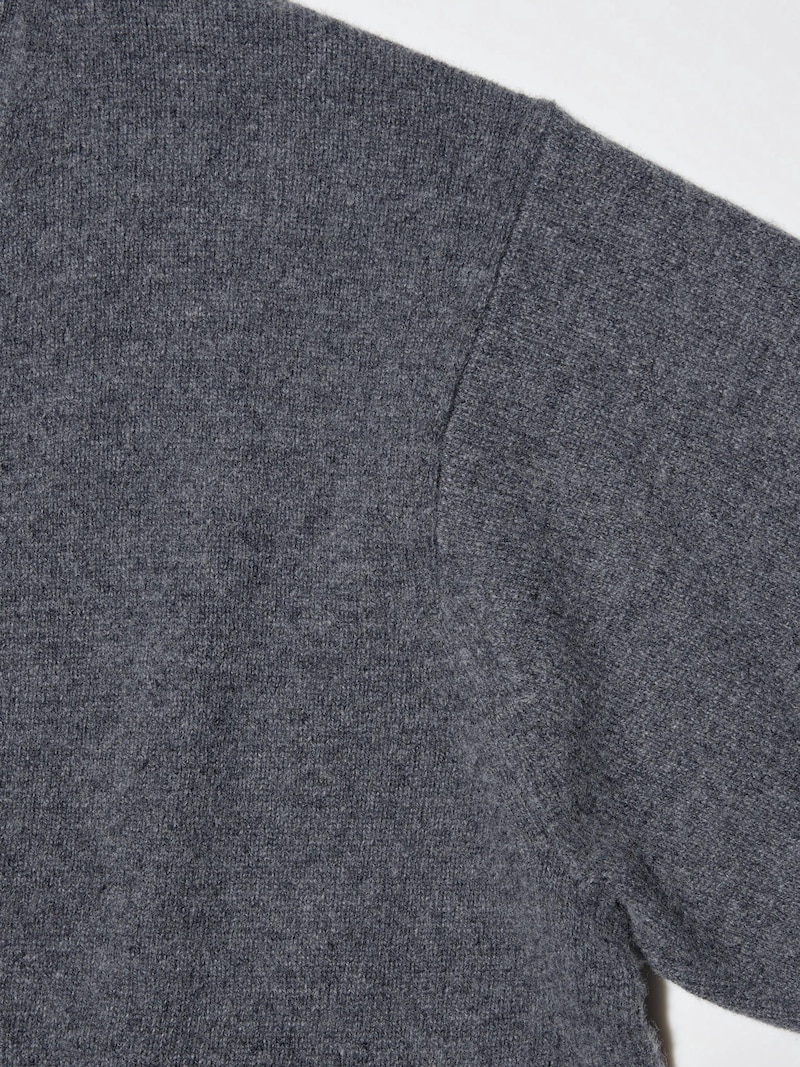 Кардиган с v-образным вырезом из 100% шерсти ягненка