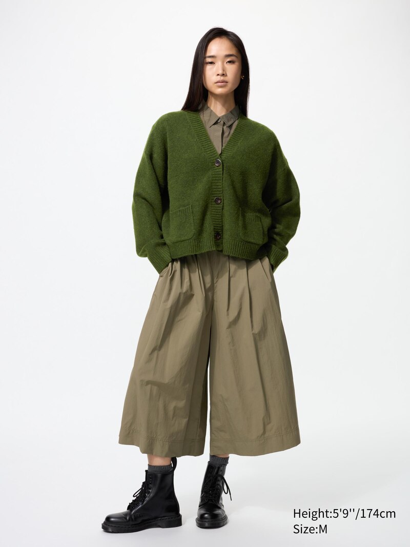 Кардиган короткий из пряжи суфле