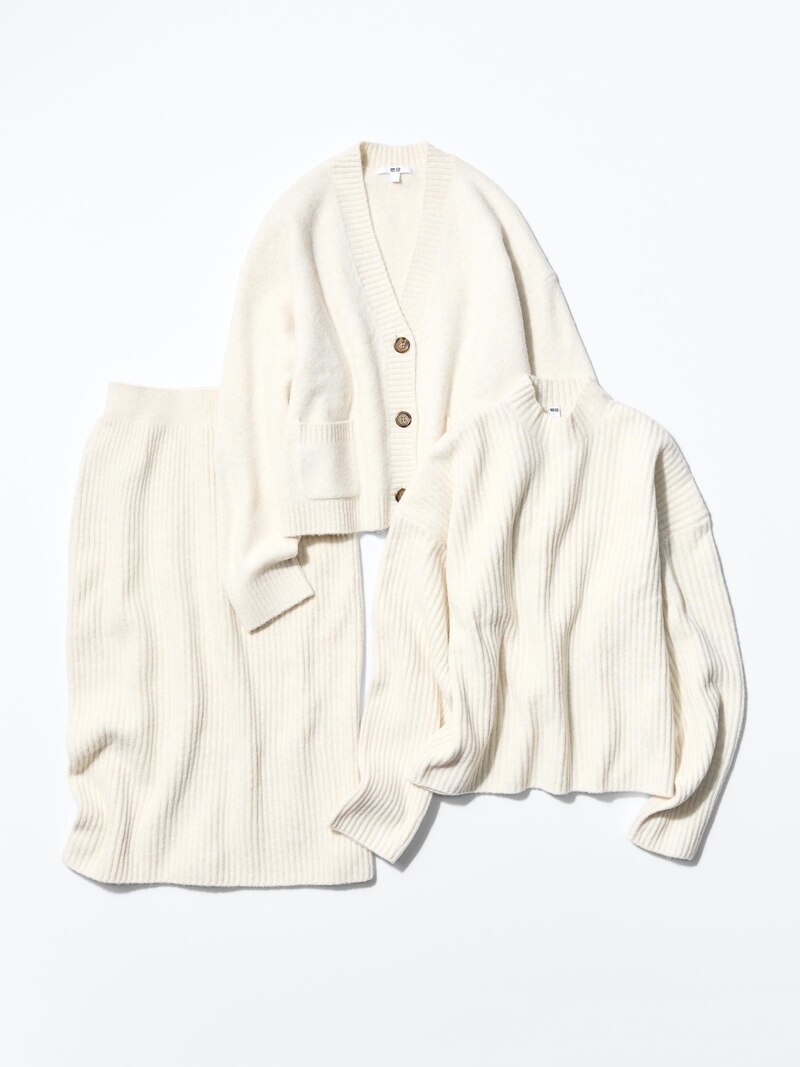 Кардиган короткий из пряжи суфле