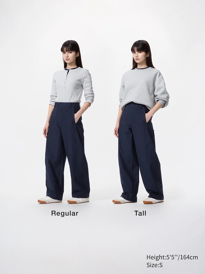 Брюки с широким баррельным силуэтом из джерси