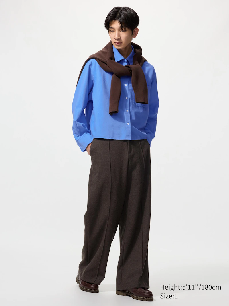 Широкие брюки из мягкого джерси