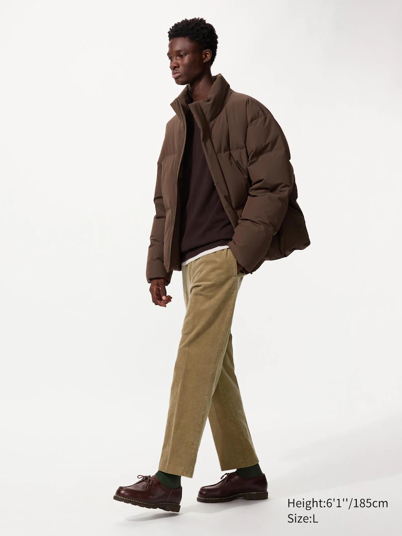 Умные брюки защемленные (вельвет)