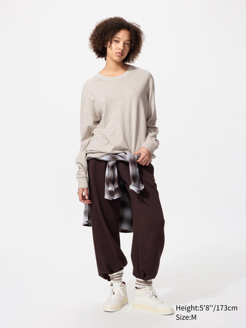 Мягкая футболка с круглым вырезом (длинные рукава)