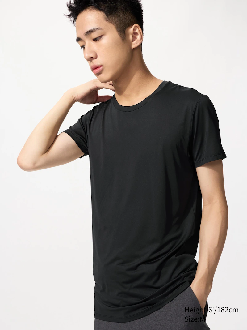 Футболка с круглым вырезом airism