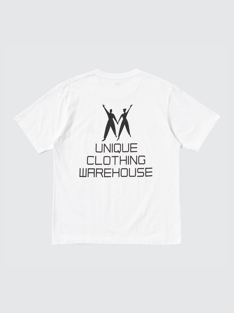 Футболка с графическим логотипом uniqlo