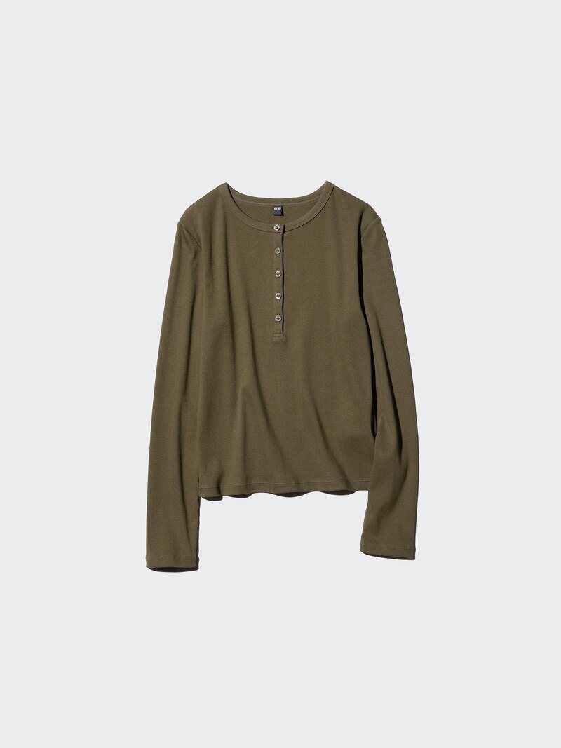 Водолазка с застежкой на пуговицы (длинные рукава)