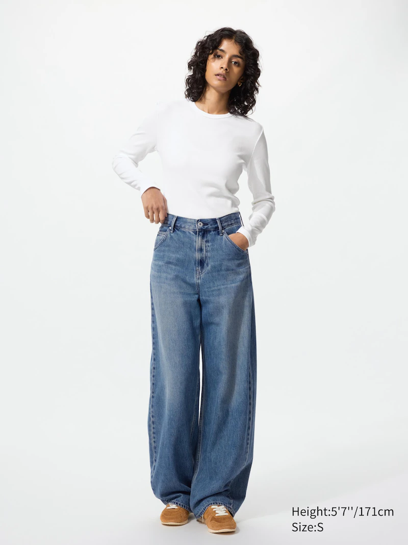 Мягкая рубчатая футболка (длинный рукав)