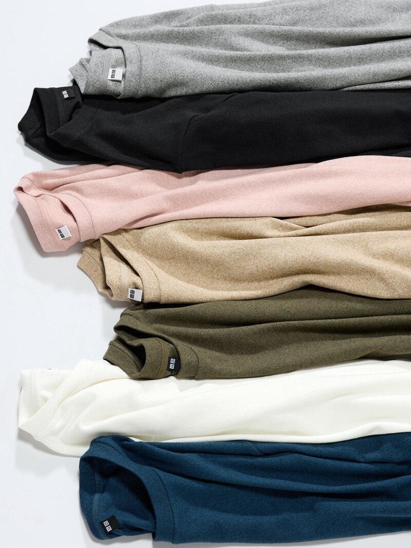 Мягкая вязаная флисовая футболка с круглым вырезом