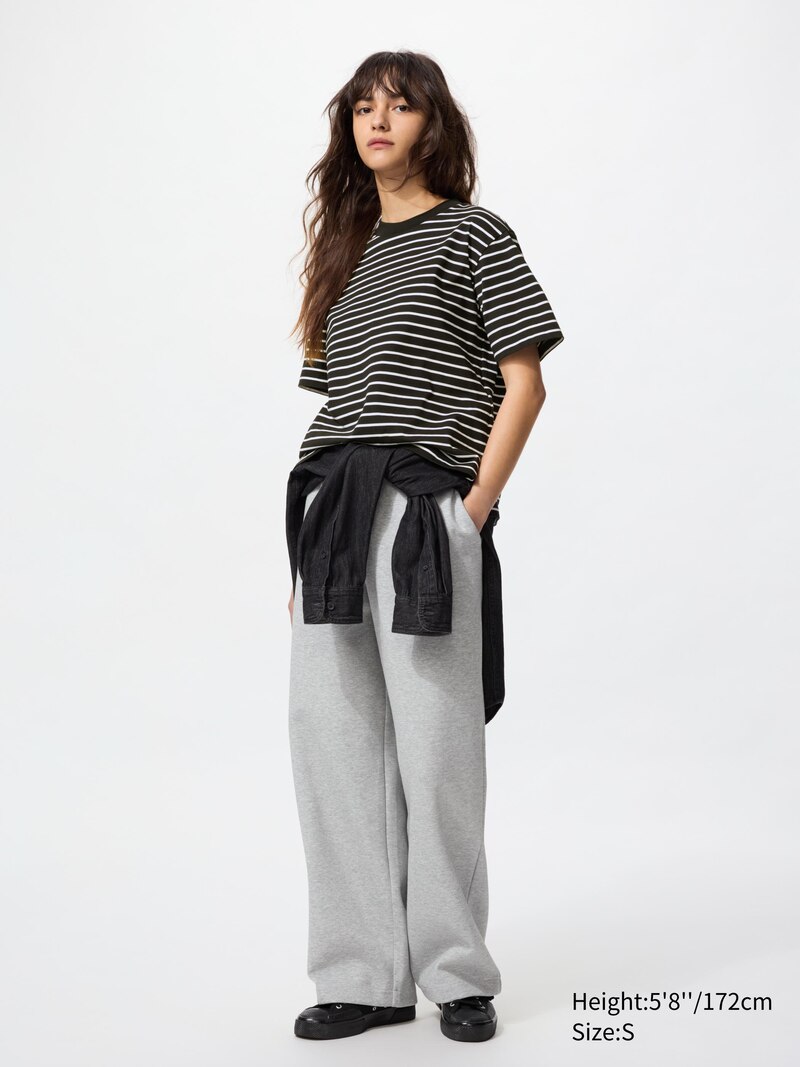 Футболка airism из хлопка (в полоску)