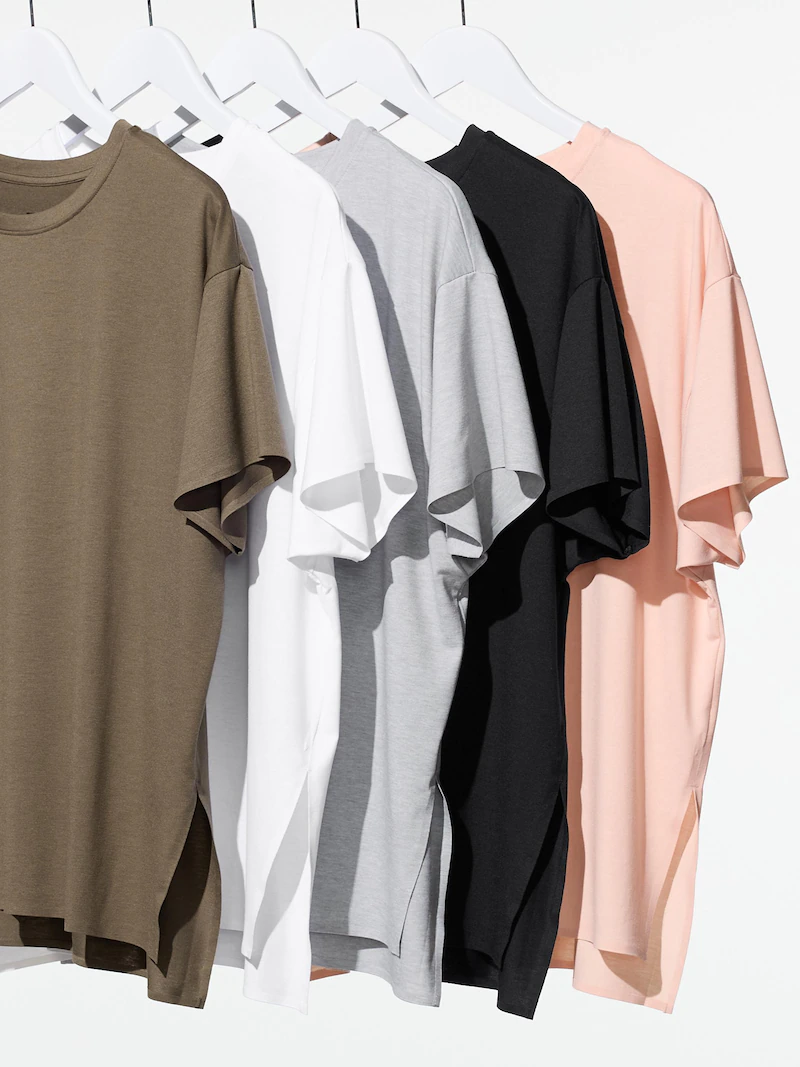 Футболка airism relaxed crew neck