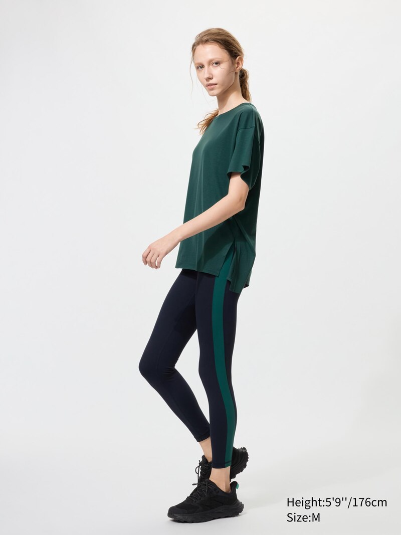 Футболка airism relaxed crew neck