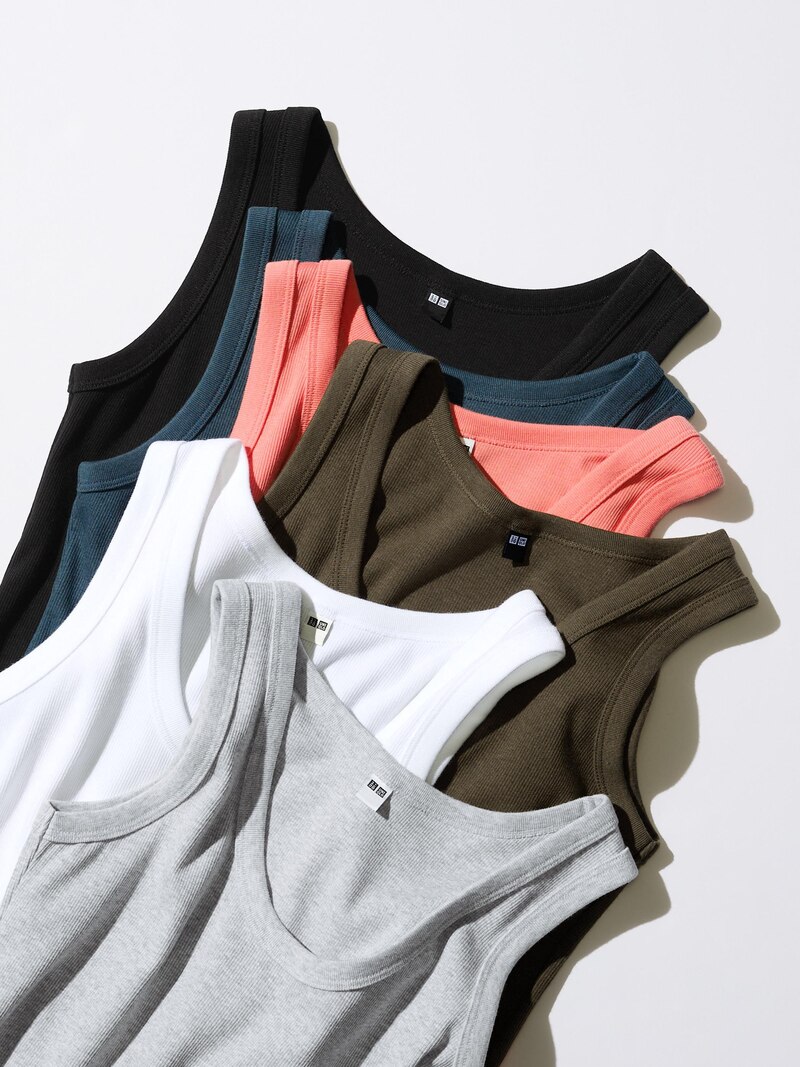 Мягкий рифленый топ-майка