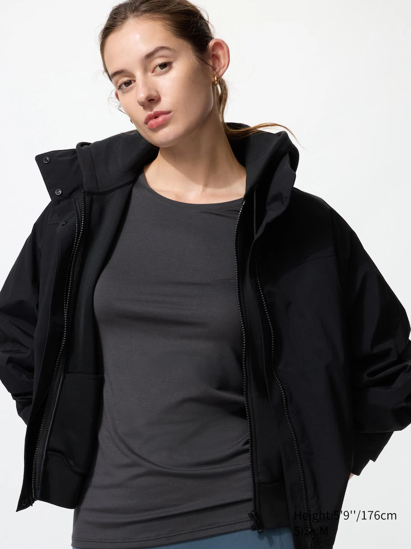 Футболка с круглым вырезом (длинные рукава) heattech