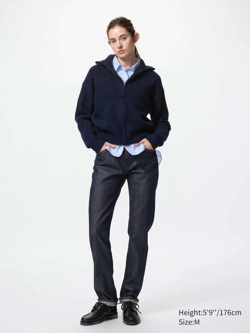 Кардиган с молочного пуха и молнией