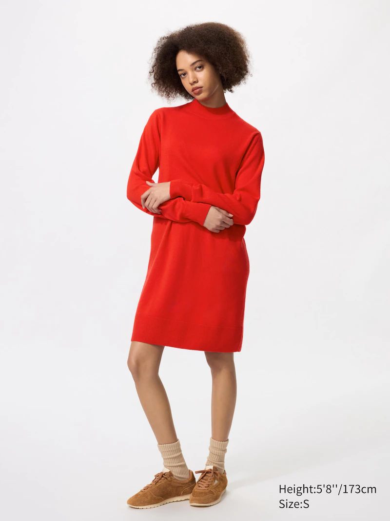 Платье вязаное из 100% кашемира