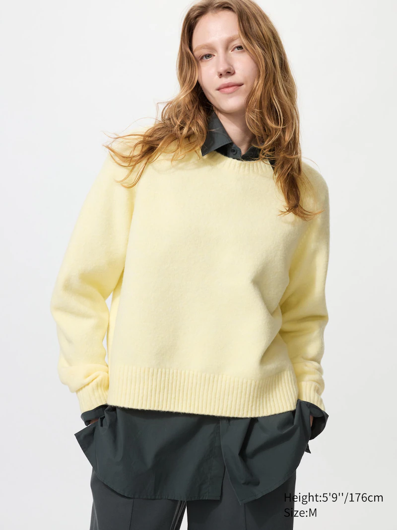 Джемпер soufflé yarn crew neck