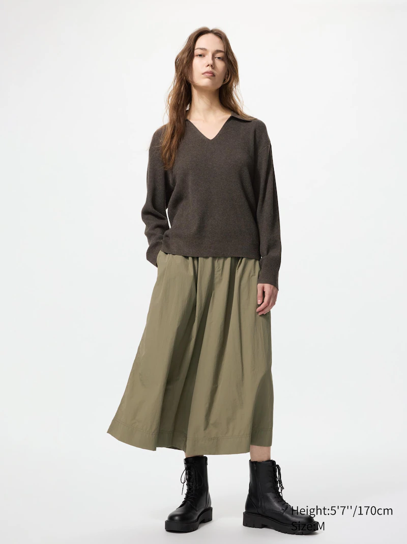 Поло-свитер из дышащего трикотажа