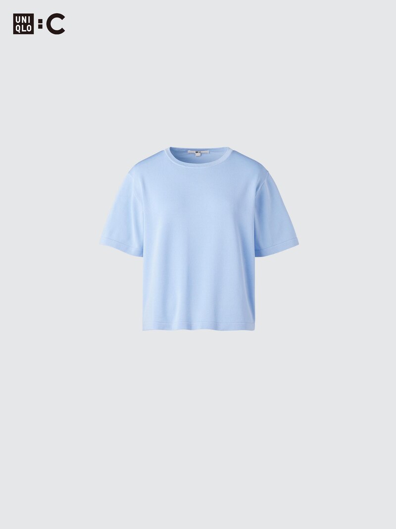 Свободная вязаная футболка