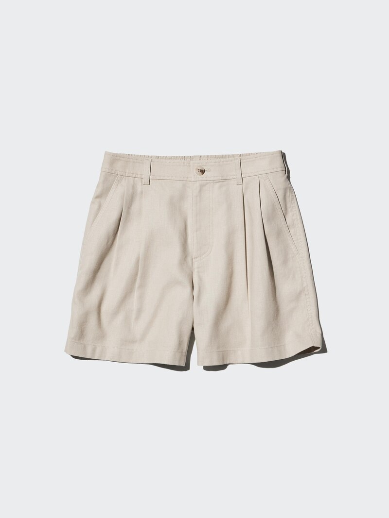 Льняные хлопковые шорты