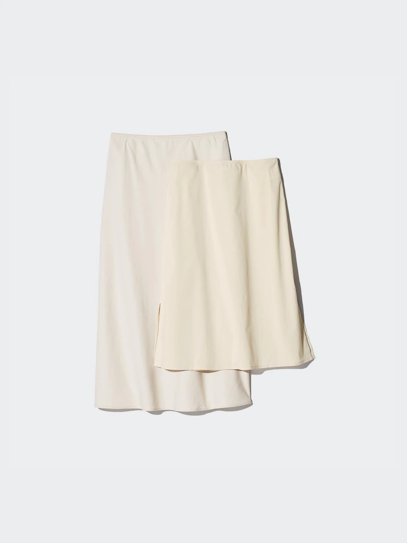 Юбка из смесового льна