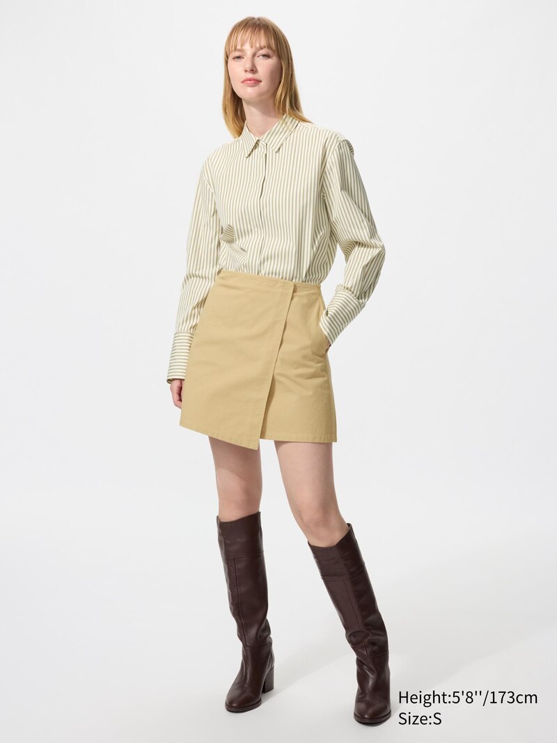 Хлопковая мини-юбка