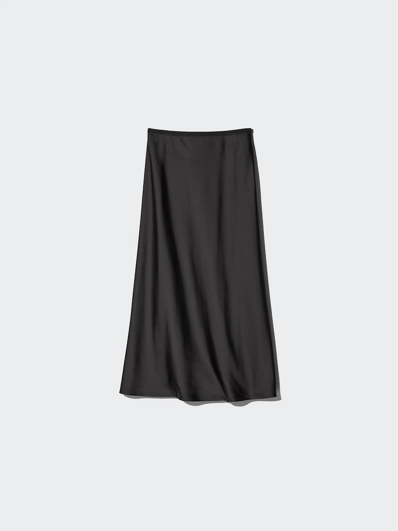 Юбка из атласа