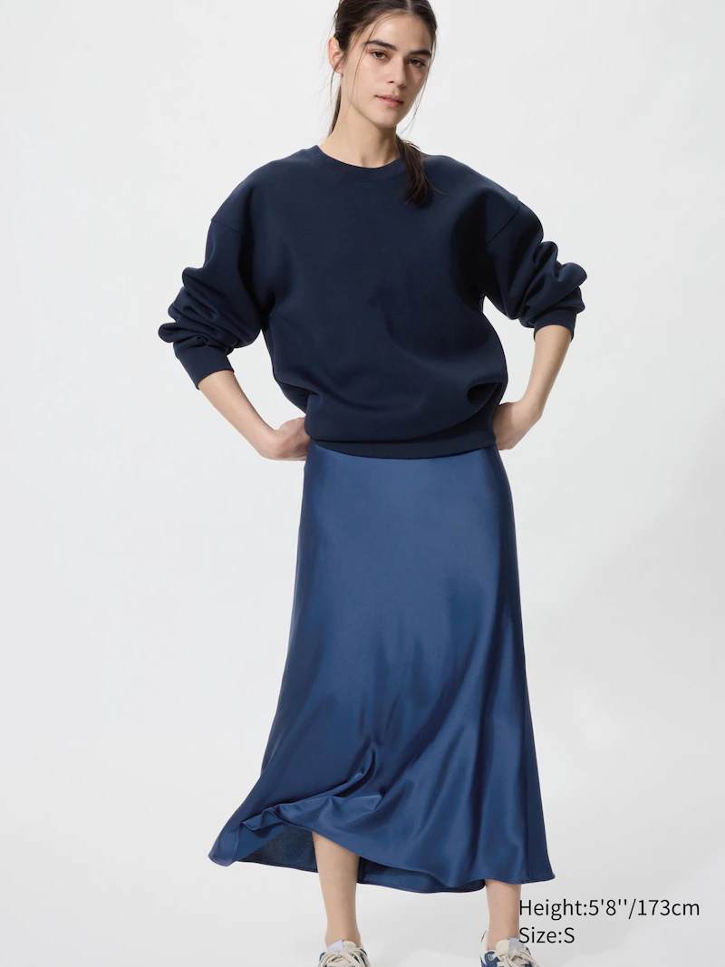 Юбка из атласа