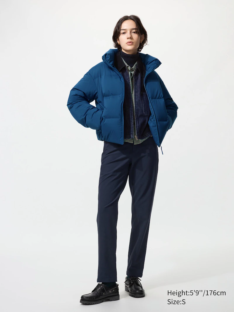 Теплые брюки со структурой (длинные)