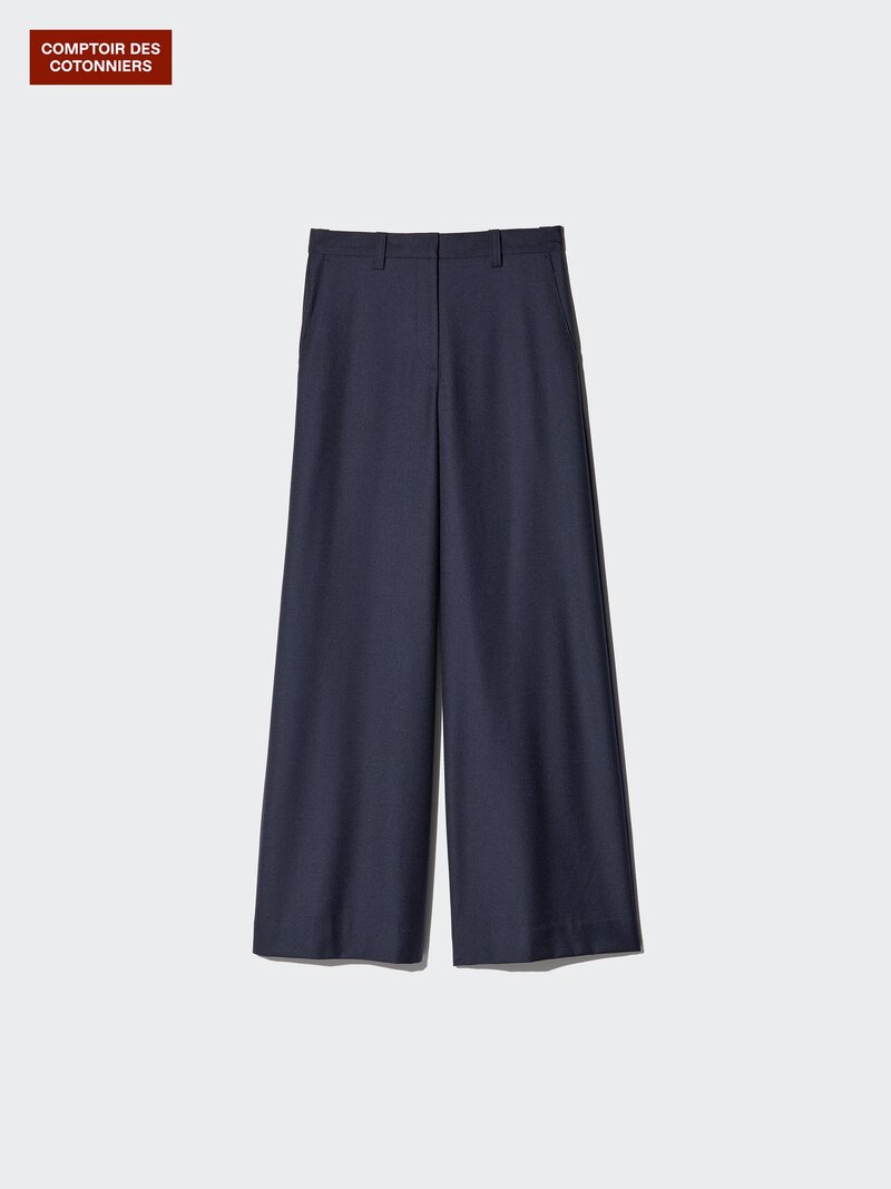 Широкие брюки из шерстяной смеси