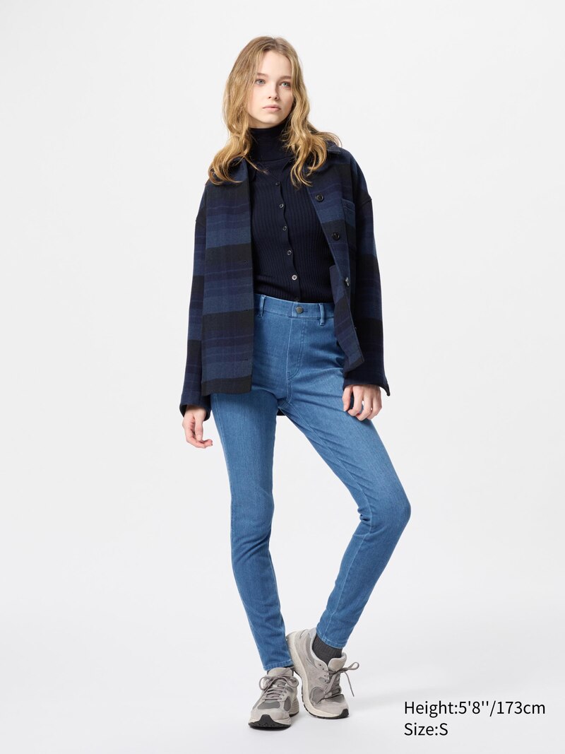 Леггинсы ultra stretch (джинсовые, длинные)