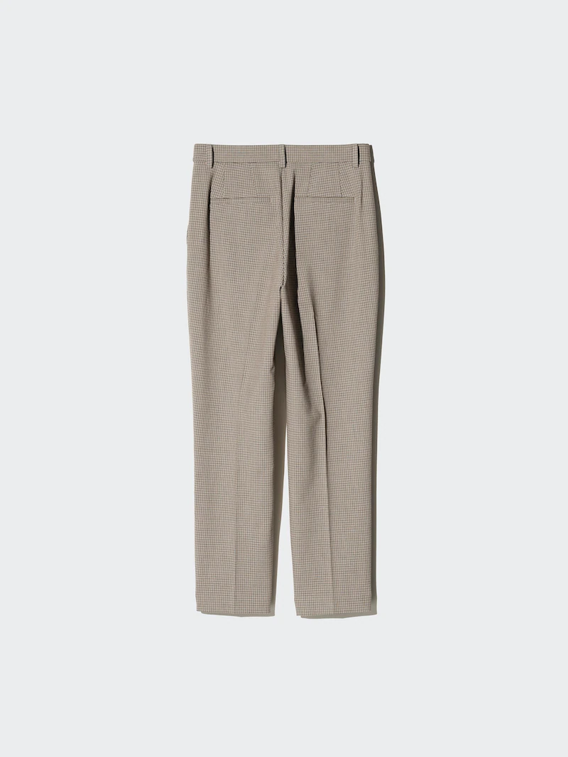Умные брюки до щиколотки (в клетку)