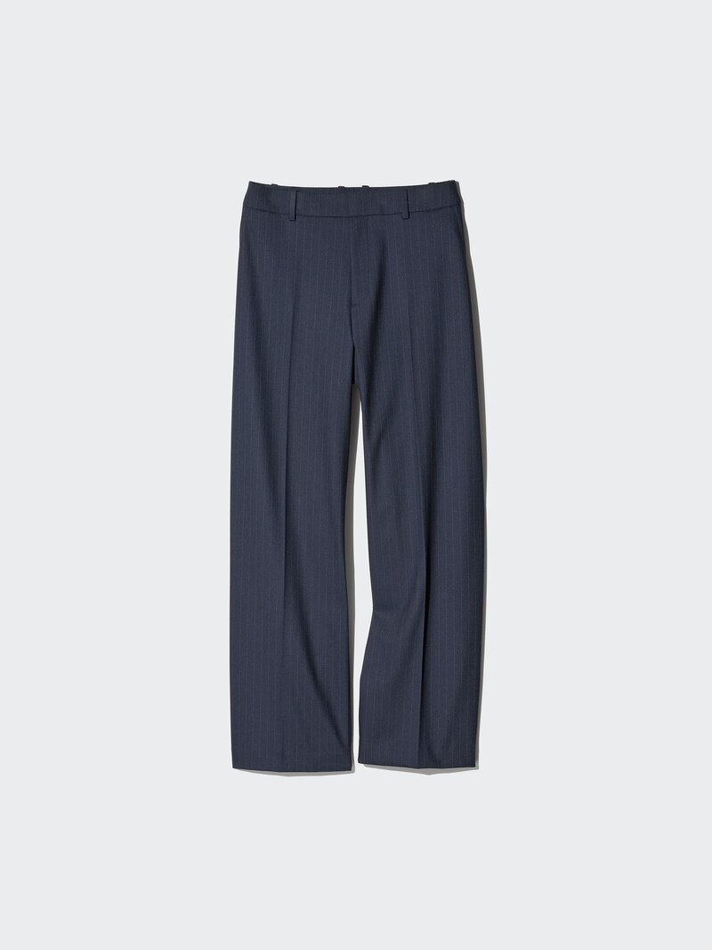 Умные широкие брюки (в полоску)