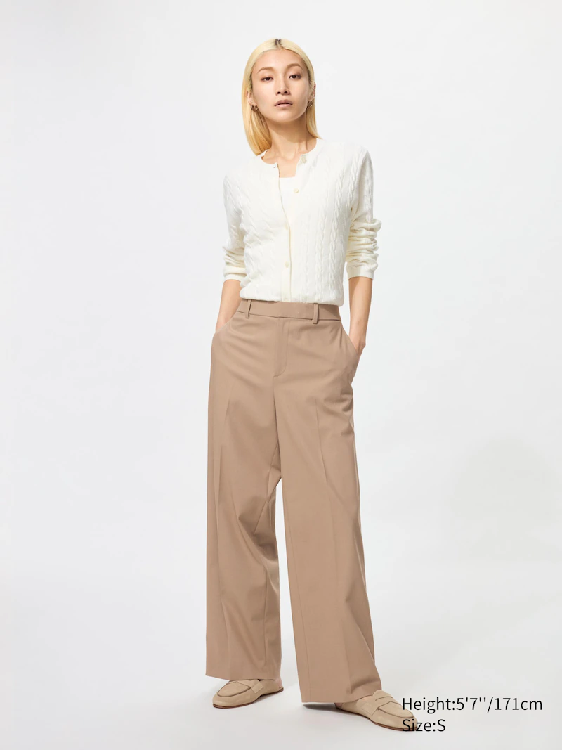 Удобные широкие брюки