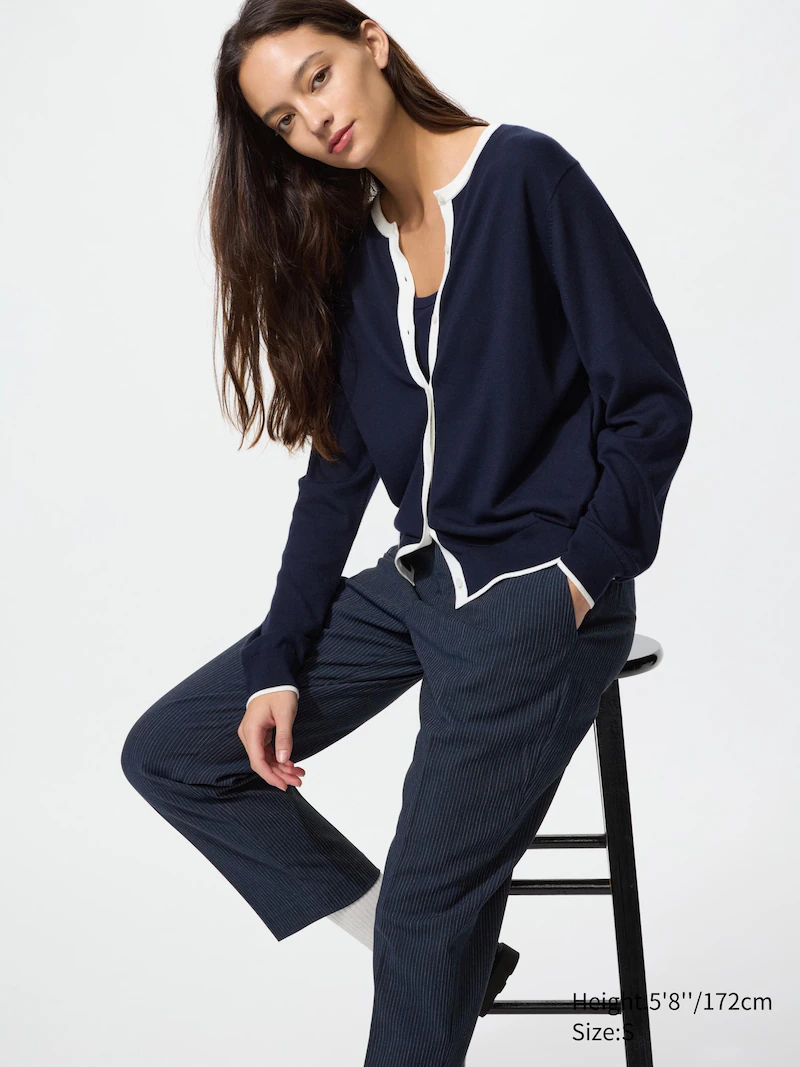 Умные брюки-капри (в полоску)