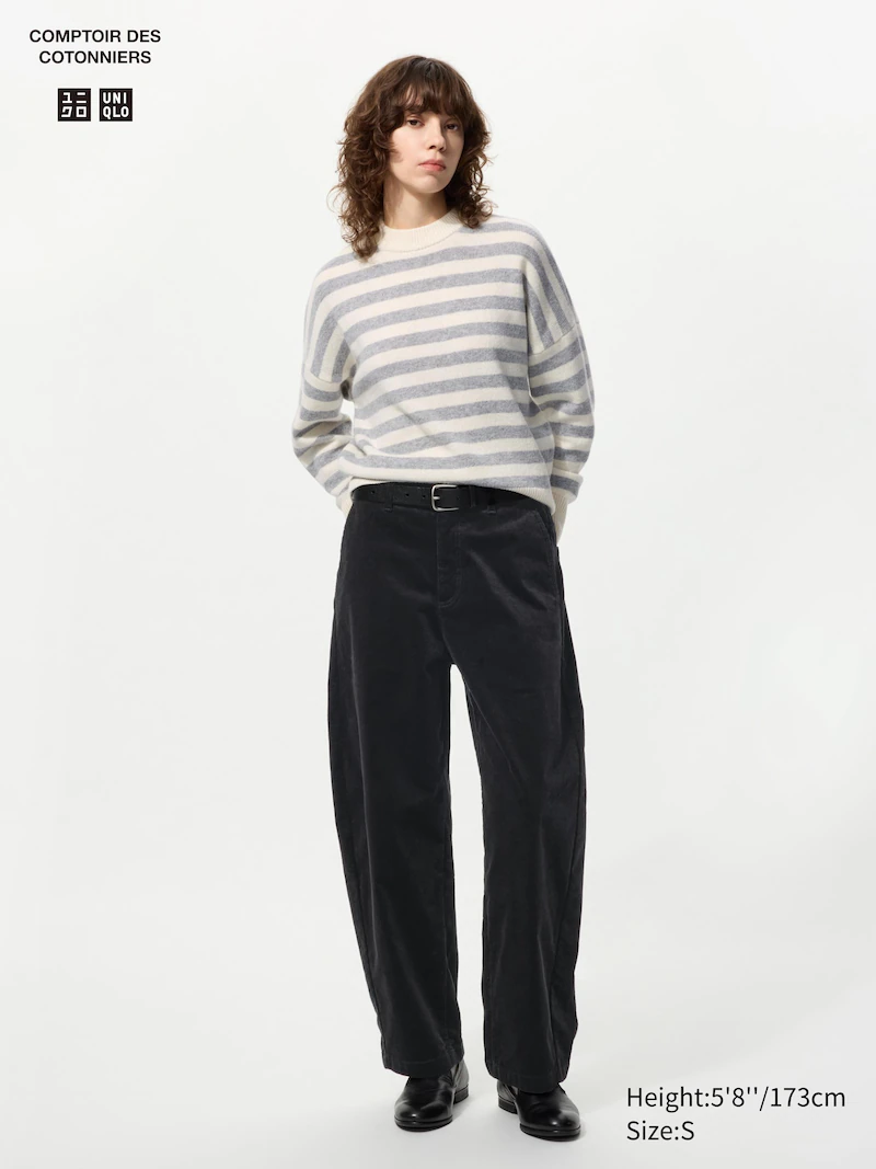 Штаны из вельвета с зауженными линиями